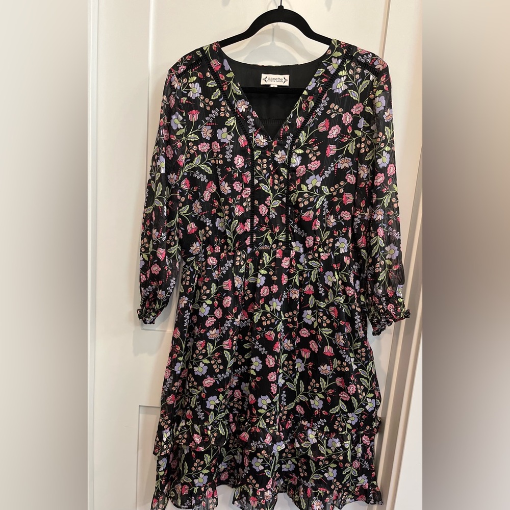 Nanette Lepore Flower Dress M